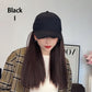 【✨Szybka zmiana fryzury】🧢Czapka z daszkiem z przedłużanymi włosami dla kobiet