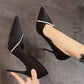【EU 34-40】✨Damskie szpilki z kryształkami górskimi
