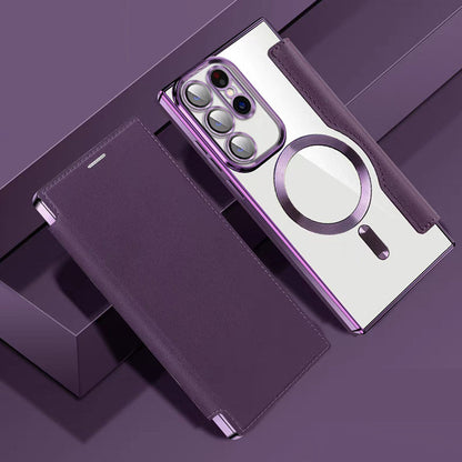 💞Pomysł na prezent - nowe skórzane etui z klapką (dla Samsunga)