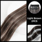 ✨Invisible Clip-in Hair Extensions with Hair Tinsel