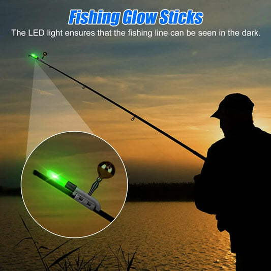 【🐟 1 zestaw/2 szt.】🎣Lampka LED na wędkę z brzęczykiem