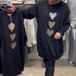 【S-3XL】💞Casualowy długi top z nadrukiem serca