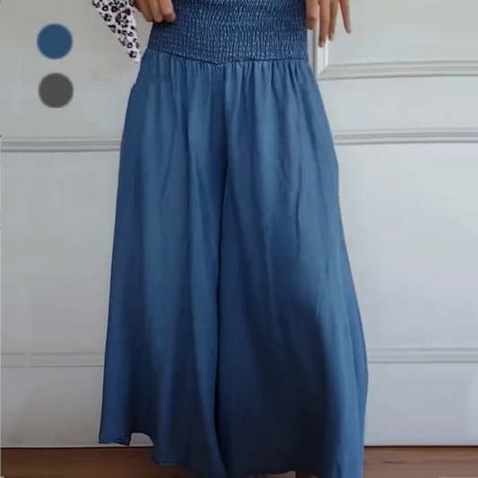 【S-3XL】💟Dżinsy damskie z szeroką nogawką i wysokim stanem