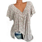 【S-5XL】👚Koszulka z nadrukiem V-neck