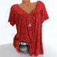 【S-5XL】👚Koszulka z nadrukiem V-neck