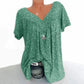 【S-5XL】👚Koszulka z nadrukiem V-neck
