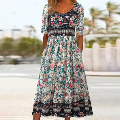 【S-4XL】👗Teksturowane i eleganckie sukienki w stylu boho
