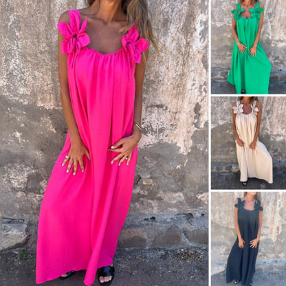 🌸Nowość na Wiosnę - 💃Elegancka Kwiatowa Sukienka – Styl i Komfort w Jednym!