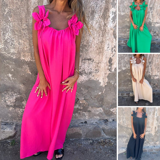 🌸Nowość na Wiosnę - 💃Elegancka Kwiatowa Sukienka – Styl i Komfort w Jednym!