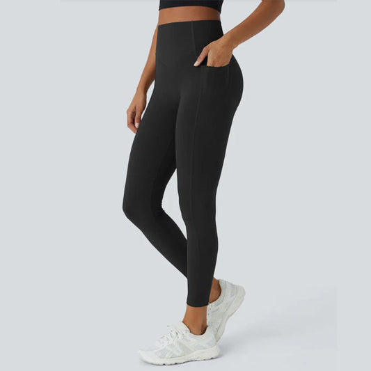 【S-2XL】🧘‍♀️Spodnie do jogi z wysokim stanem i kieszeniami