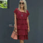 【S-4XL】💝Rochie cu volane pentru femei, cu croială casual