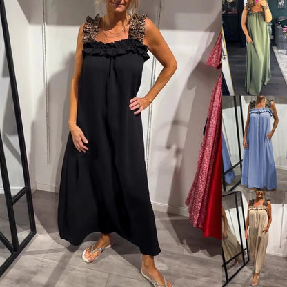 【S-4XL】🌿2025 nowa bawełniana lniana sukienka