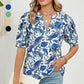 【M-2XL】🌸Damski letni top z nadrukiem V-neck