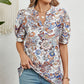 【M-2XL】🌸Damski letni top z nadrukiem V-neck