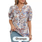 【M-2XL】🌸Damski letni top z nadrukiem V-neck