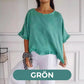 【M-2XL】🌿Letni bawełniany lniany top o luźnym kroju