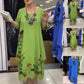 【S-4XL】👗Sukienki damskie z nadrukiem na okrągłym dekolcie