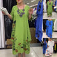 【S-4XL】👗Sukienki damskie z nadrukiem na okrągłym dekolcie