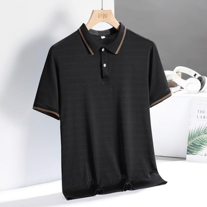 【M-3XL】👔Męski top z lodowym jedwabiem