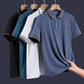【M-3XL】👔Męski top z lodowym jedwabiem