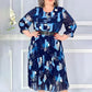 【S-4XL】🌺Plisowana sukienka damska z paskiem