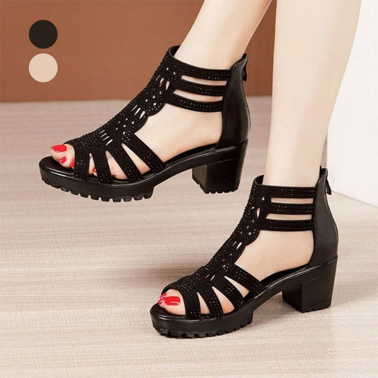 【EU 35-40】👠Damskie antypoślizgowe sandały z odkrytymi palcami