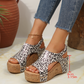 【EU 36-43】👡Grube sandały damskie w panterkę