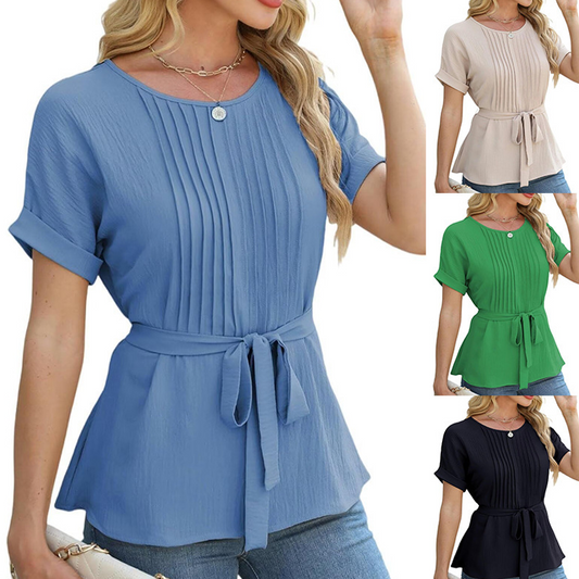 【S-2XL】👚Casualowa koszula z falbaną