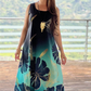 【S-4XL】🌺✨Luźna sukienka bez rękawów z nadrukiem