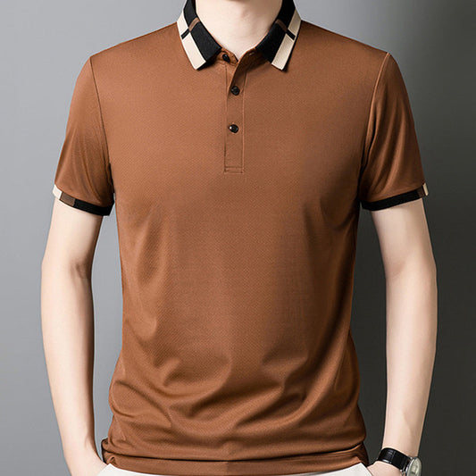【M-2XL】❄️Męska koszulka z krótkim rękawem Ice Silk