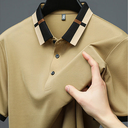 【M-2XL】❄️Męska koszulka z krótkim rękawem Ice Silk