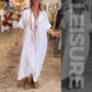 【M-4XL】💖Bawełniana sukienka maxi z rozcięciem i kieszeniami