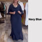 【M-4XL】💖Bawełniana sukienka maxi z rozcięciem i kieszeniami