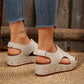 【EU 36-43】👡Sandały damskie na grubym spodzie z nitami