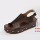 【EU 36-43】👡Sandały damskie na grubym spodzie z nitami