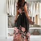 【S-2XL】🌺Elegancka sukienka z nadrukiem z dekoltem w serek