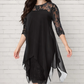 【S-3XL】👗Eleganckie szyfonowe sukienki damskie do kolan