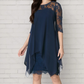 【S-3XL】👗Eleganckie szyfonowe sukienki damskie do kolan