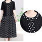 【XL-3XL】💞Dwuczęściowa sukienka w symulowane kropki
