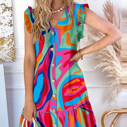【S-2XL】🌻Damska mini sukienka bez rękawów