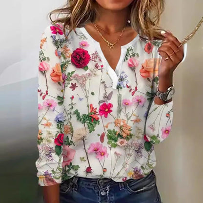 【S-3XL】🥀Elegancka koszulka z nadrukiem