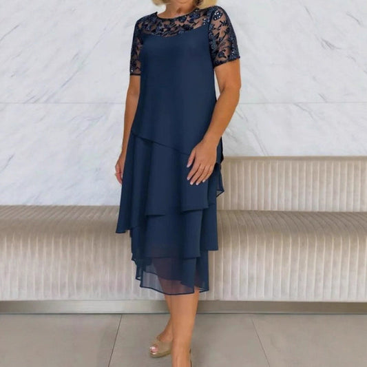 【S-3XL】👗Sukienka damska z szyfonu