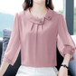 【M-4XL】🌺Elegancka bluzka damska o luźnym kroju z rękawami 3/4