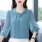 【M-4XL】🌺Elegancka bluzka damska o luźnym kroju z rękawami 3/4