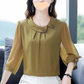 【M-4XL】🌺Elegancka bluzka damska o luźnym kroju z rękawami 3/4