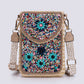 👜Boho Chic Mała Słomiana Torebka z Koralikami