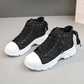 【EU 35-44】👡Damskie półbuty płócienne z grubą podeszwą