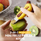 【💯1+1 gratis】🍎3 w 1 – wysuwana mini obieraczka do owoców i nóż