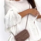 【S-XL】💞Luźny sweter damski z dekoltem w serek