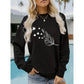 【S-3XL】💖Damski top z nadrukiem piór i serc